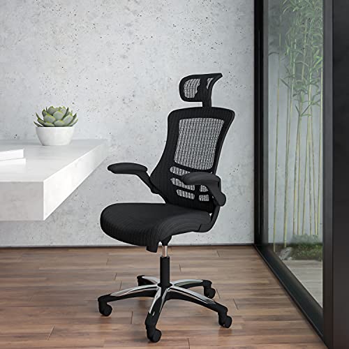 Flash Furniture High-Back Black Mesh Swivel Ergonomic E...