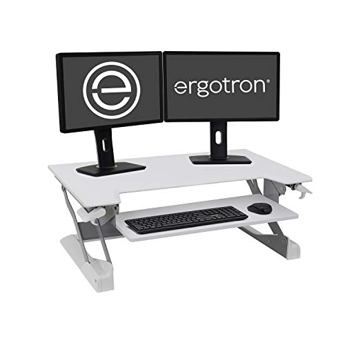 Ergotron WorkFit-TL, Sit-Stand Desk Converter | White, 37.5