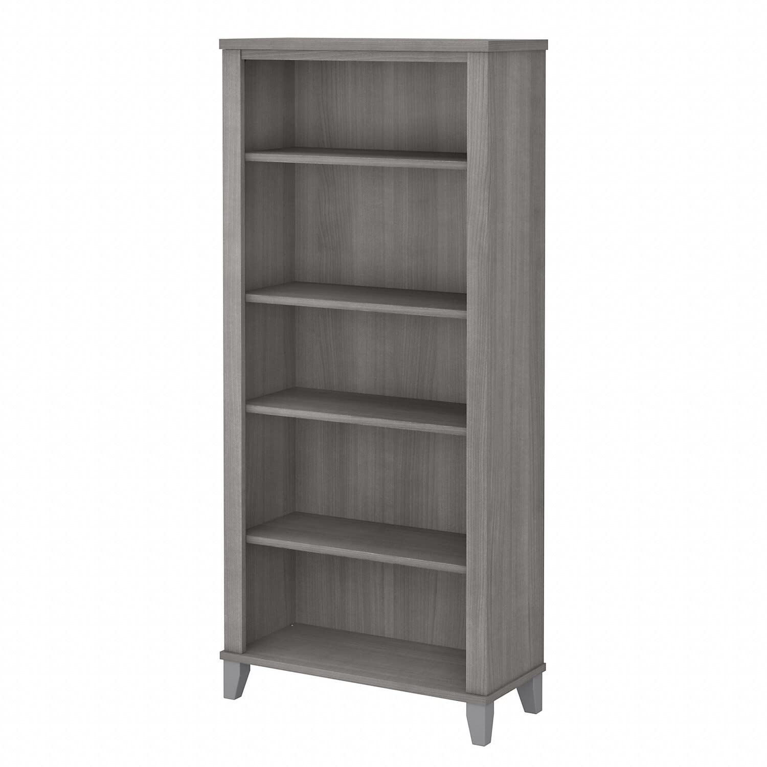 Bush Furniture Somerset Tall 5 Shelf Bookcase sa Platin...