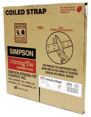 Simpson Strong-Tie CS16 - 150 ft. 16-Gauge Galvanized C...