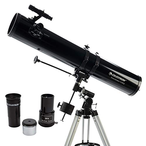 Celestron - PowerSeeker 114EQ Telescope - Manu-manong G...