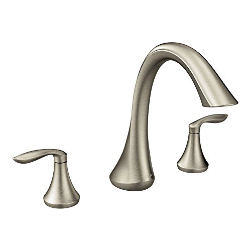 Moen Dalawang Handle Deck Mount Roman Tub Faucet Trim K...