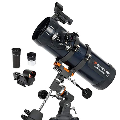 Celestron - AstroMaster 114EQ Newtonian Telescope - Ref...