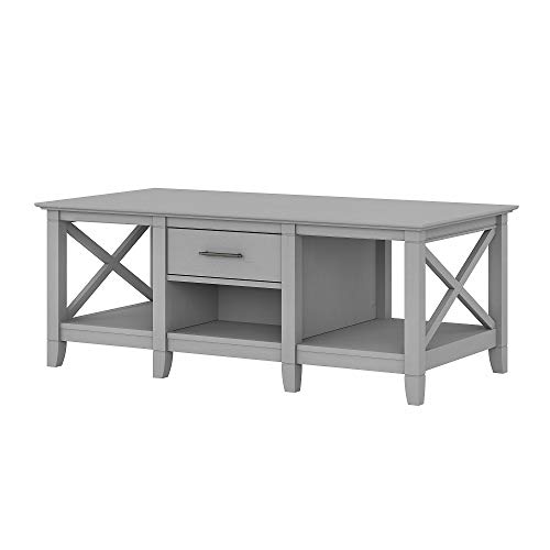 Bush Furniture Key West Coffee Table na may Storage