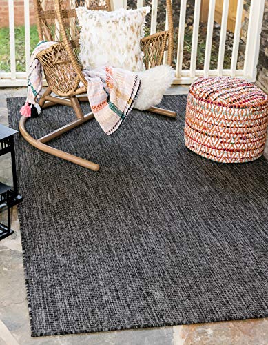 Unique Loom Outdoor Solid Collection Casual Transitiona...