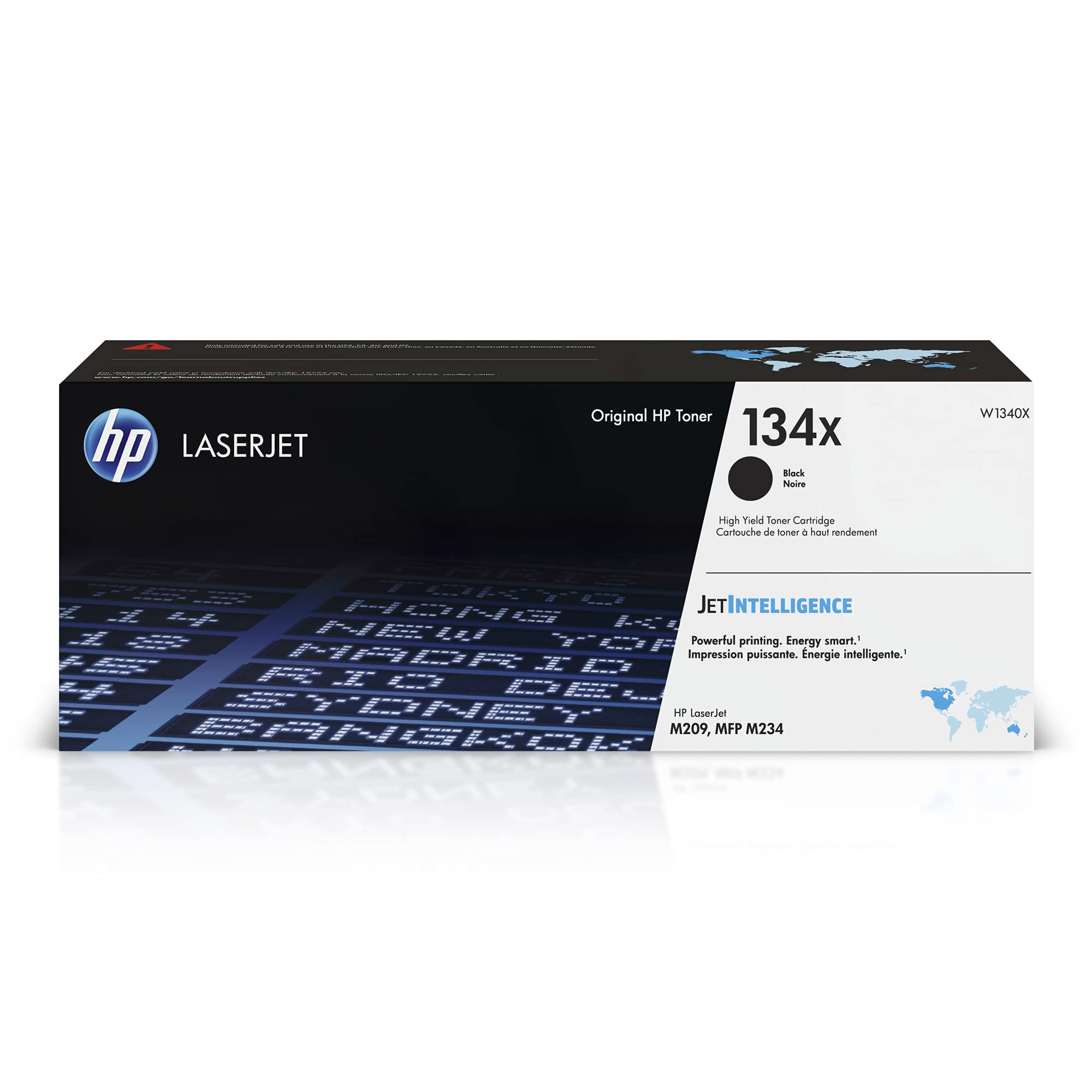 HP 134X Black High-yield Toner Cartridge | Works with  LaserJet M209 Series,  LaserJet MFP M234 Series | W1340X