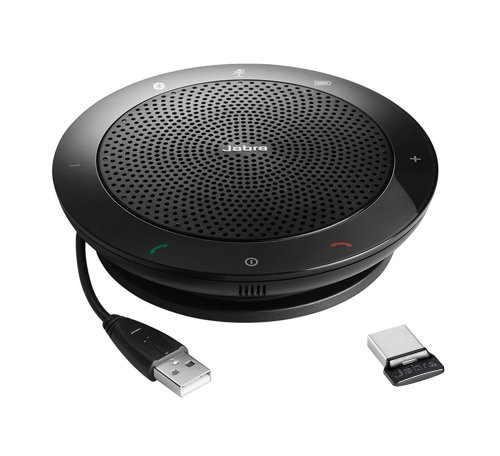 Jabra Magsalita ng 510+ UC Wireless Bluetooth/USB Speak...