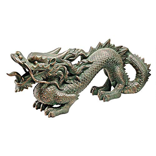 Design Toscano Asian Dragon ng Great Wall Statue