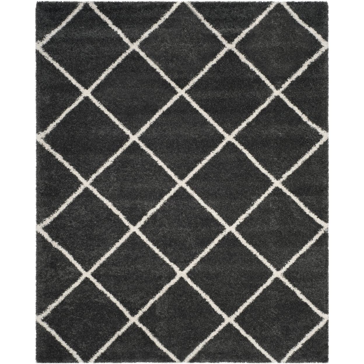 Safavieh Indie Shag Collection 2'3'' x 7' Grey/Ivory SG...