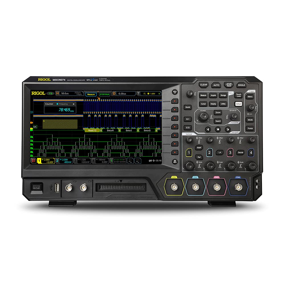 Rigol MSO5074 70 MHz Mixed Signal Oscilloscope na may 4...