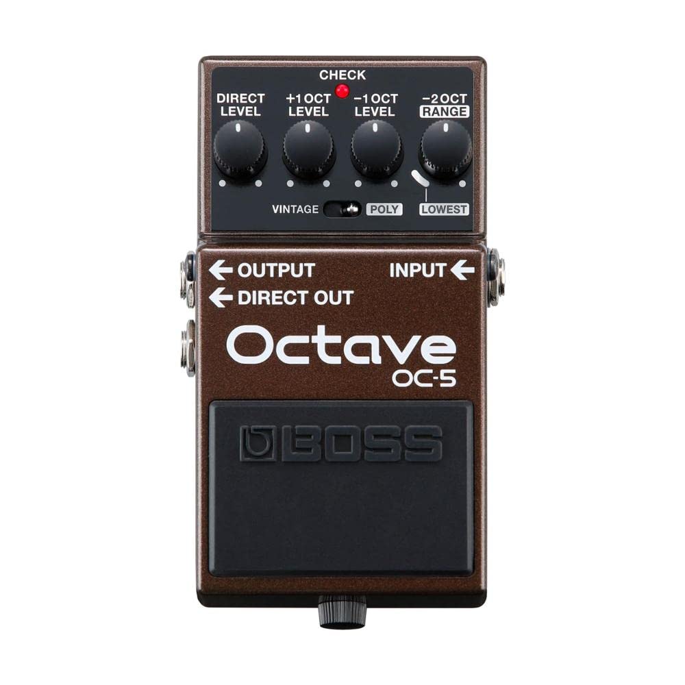 Boss Oc-5 Octave Guitar At Bass Effect Pedal na may Vin...