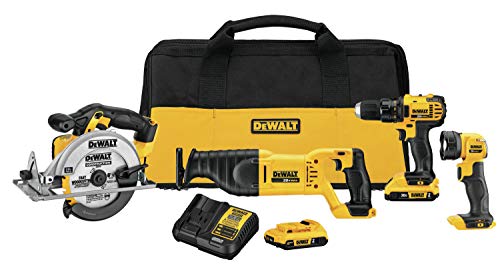 DEWALT DCK423D2 20V MAX 4-Tool Combo Kit