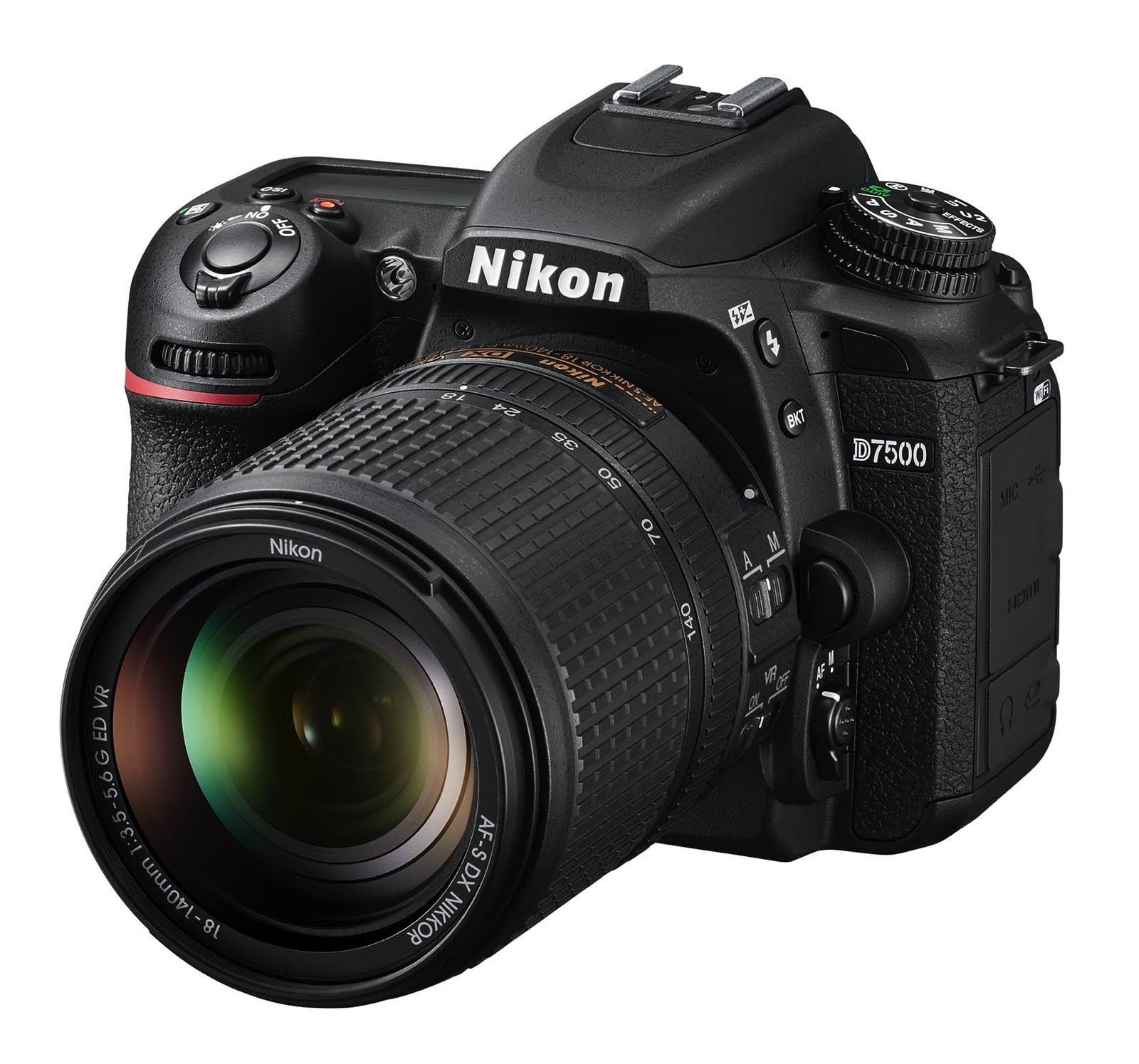 Nikon D7500 DX-format na Digital SLR na may 18-140mm VR...