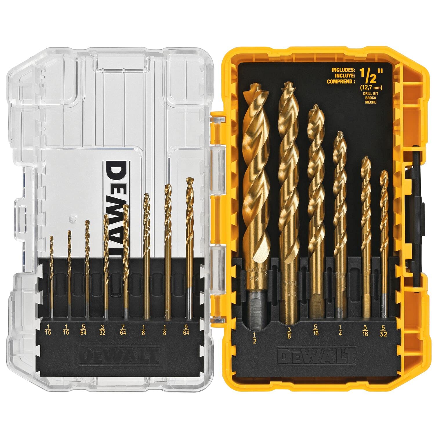 DEWALT DW2166 45 Piece Screwdriving Set na may Matigas ...