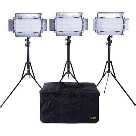 Ikan IB508-v2-KIT Bi-Color LED Studio Light (Itim)