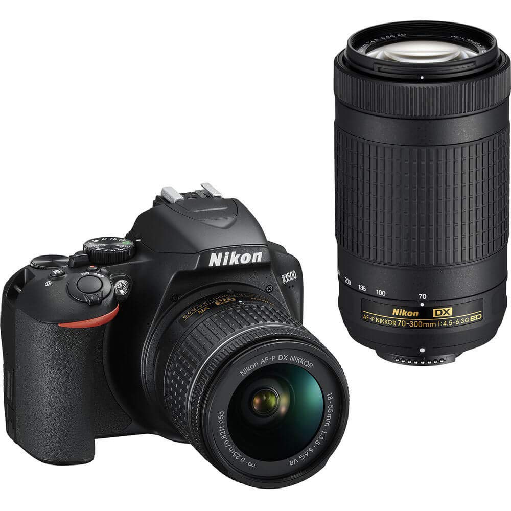 Nikon D3500 DSLR Camera na may AF-P DX NIKKOR 18-55mm L...