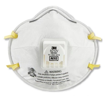 3M 8210V N95 Industrial Respirator na may Valve - N95 (...