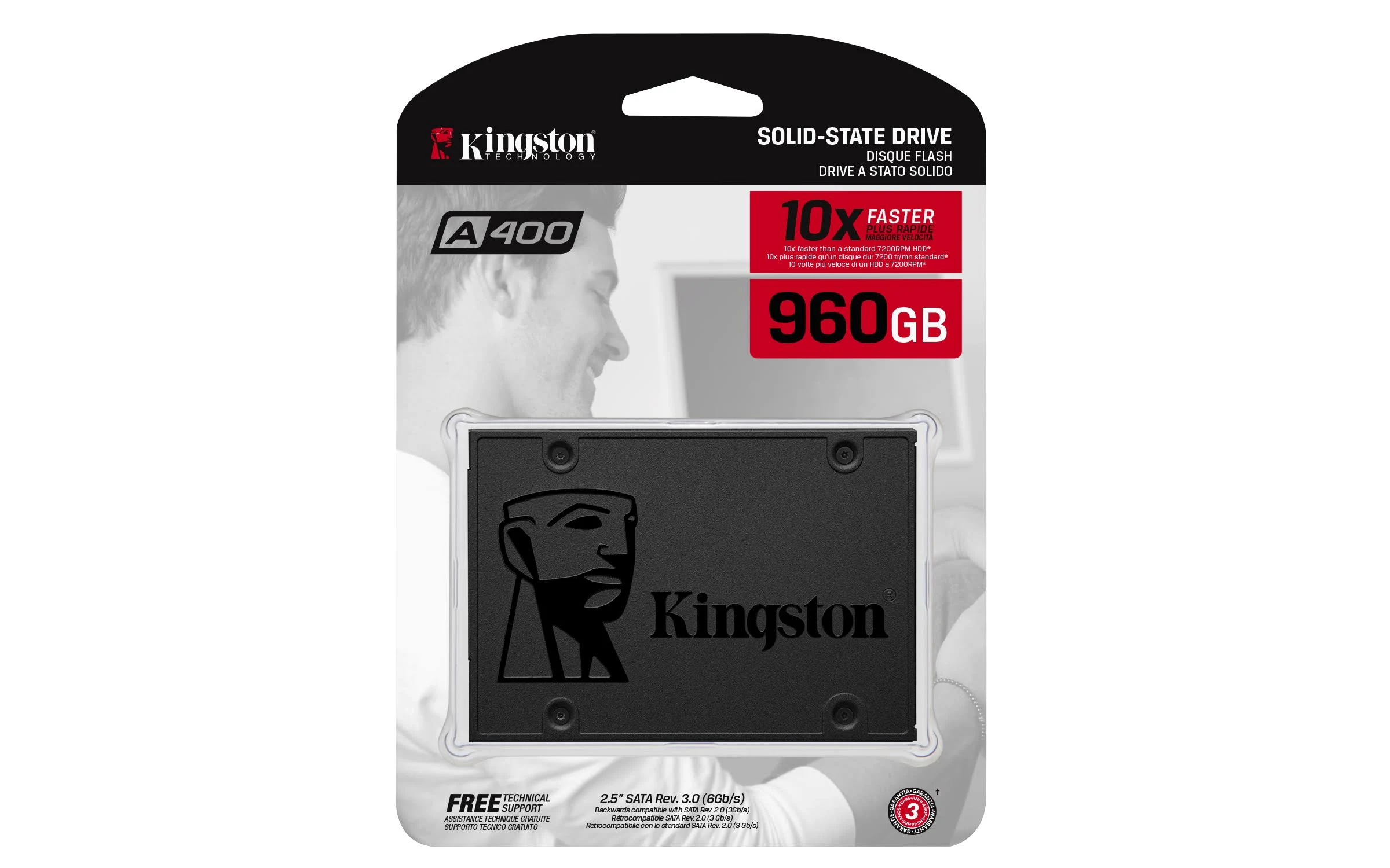 Kingston A400 SSD 120GB SATA 3 2.5â Solid State Drive ...